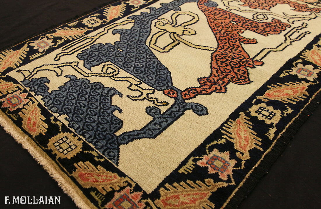 Antique Persian Senneh Vaghireh Rug n°:52913102